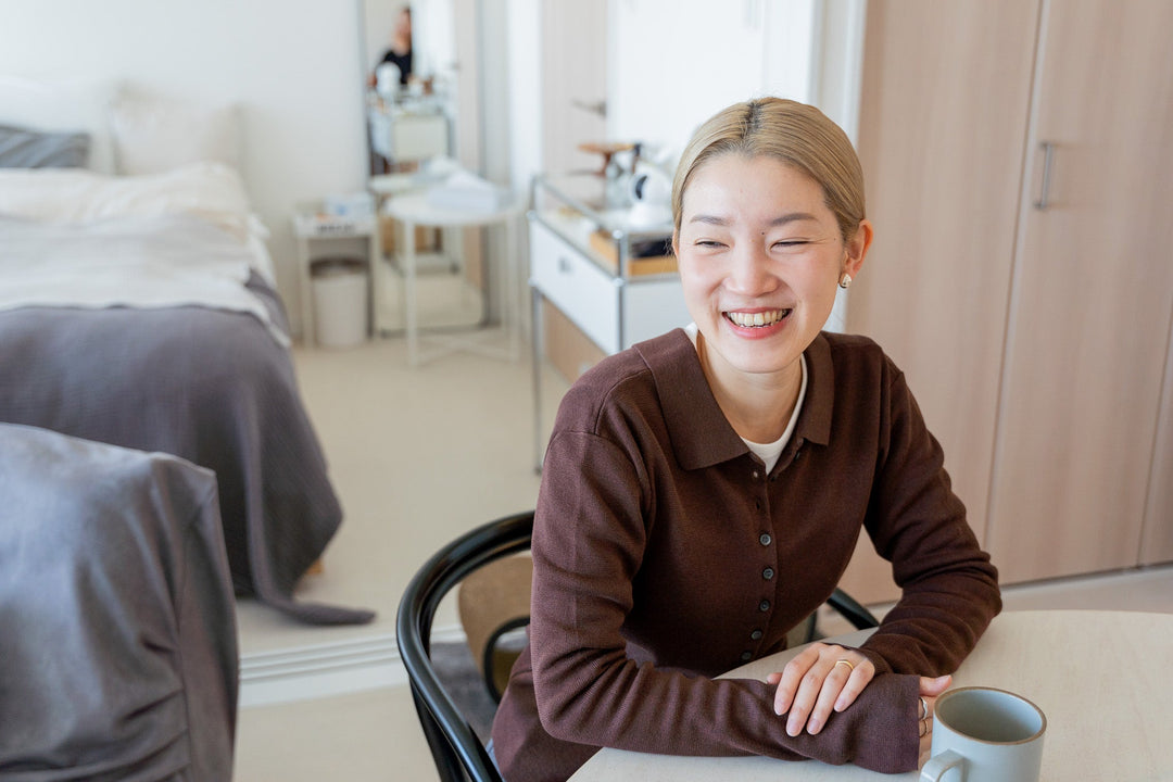 【お客さまインタビュー】一本脚のテーブルが生む家族とのやさしい時間